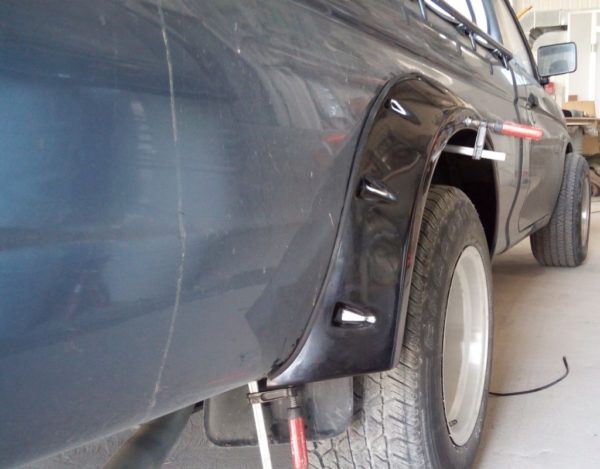 Wide fender flares, wheel arches, pocket style for MITSUBISHI L200 1996–2005 single & extra cab - Image 4