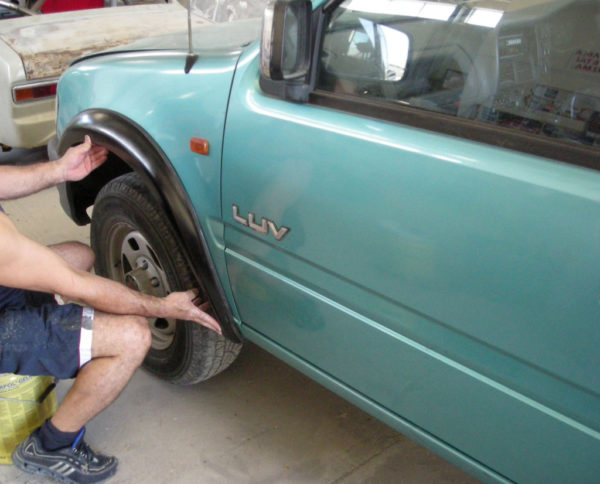 Fender flares wheel arches for ISUZU KB, CHEVROLET LUV, HOLDEN RODEO, VAUXHALL BRAVA, OPEL CAMPO 1997-2003 single and extra cab - Image 3