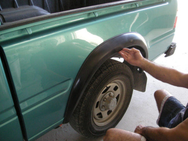 Fender flares wheel arches for ISUZU KB, CHEVROLET LUV, HOLDEN RODEO, VAUXHALL BRAVA, OPEL CAMPO 1997-2003 single and extra cab - Image 5