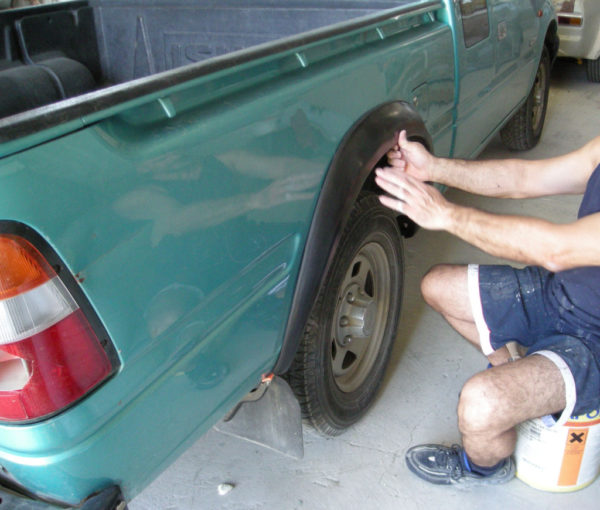 Fender flares wheel arches for ISUZU KB, CHEVROLET LUV, HOLDEN RODEO, VAUXHALL BRAVA, OPEL CAMPO 1997-2003 single and extra cab - Image 6