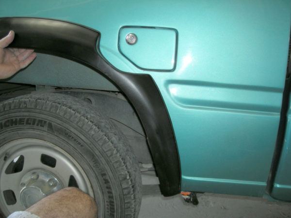 Fender flares wheel arches for ISUZU KB, CHEVROLET LUV, HOLDEN RODEO, VAUXHALL BRAVA, OPEL CAMPO 1997-2003 single and extra cab - Image 9