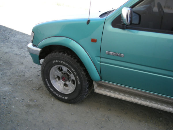 Fender flares wheel arches for ISUZU KB, CHEVROLET LUV, HOLDEN RODEO, VAUXHALL BRAVA, OPEL CAMPO 1997-2003 single and extra cab - Image 11
