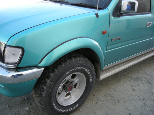 Fender flares wheel arches for ISUZU KB, CHEVROLET LUV, HOLDEN RODEO, VAUXHALL BRAVA, OPEL CAMPO 1997-2003 single and extra cab - Image 10